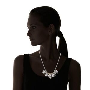 Suzanna Dai necklace handcrafted appliqué leather